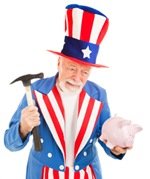 Uncle Sam Desperate for Cash
